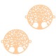 Metalen Bohemian hanger Tree of life 15mm Rosegold